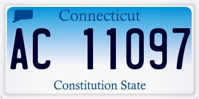 CT license plate AC11097