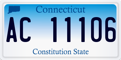 CT license plate AC11106