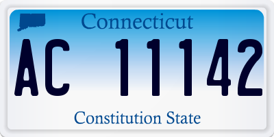 CT license plate AC11142