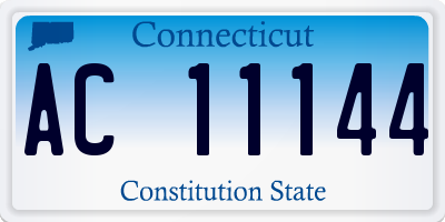 CT license plate AC11144