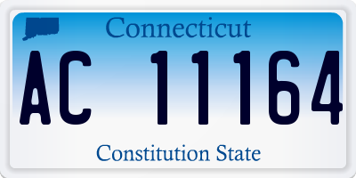 CT license plate AC11164