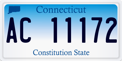 CT license plate AC11172