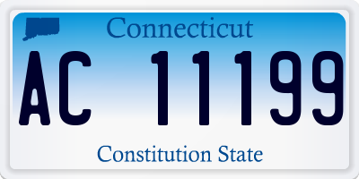 CT license plate AC11199