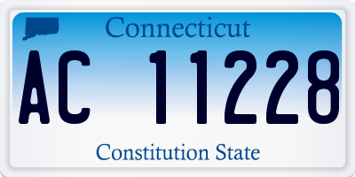 CT license plate AC11228