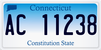 CT license plate AC11238