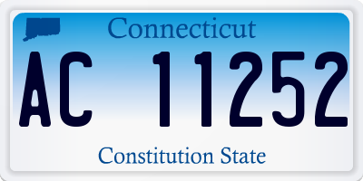 CT license plate AC11252