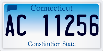 CT license plate AC11256