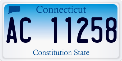 CT license plate AC11258