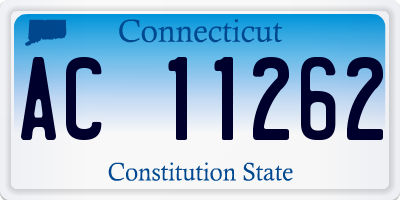 CT license plate AC11262