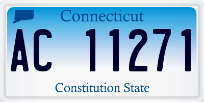 CT license plate AC11271