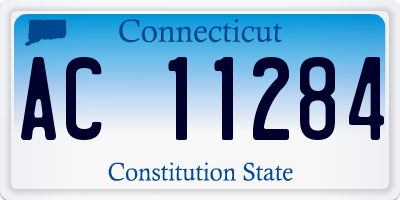 CT license plate AC11284