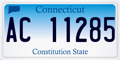 CT license plate AC11285