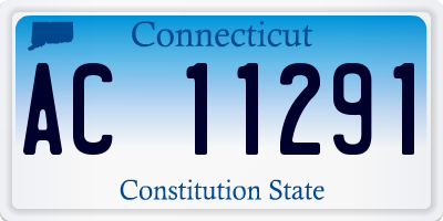 CT license plate AC11291