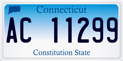 CT license plate AC11299