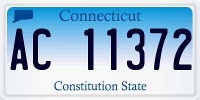 CT license plate AC11372