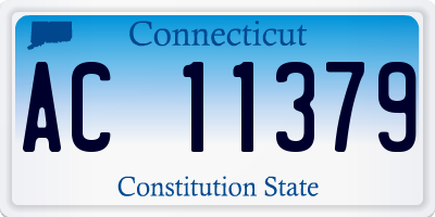 CT license plate AC11379