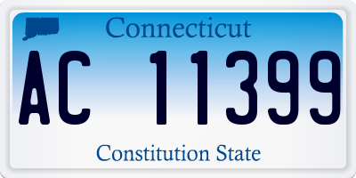 CT license plate AC11399