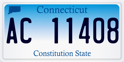 CT license plate AC11408