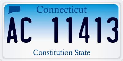 CT license plate AC11413