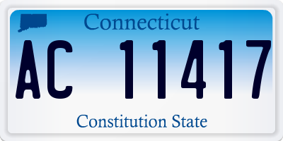 CT license plate AC11417