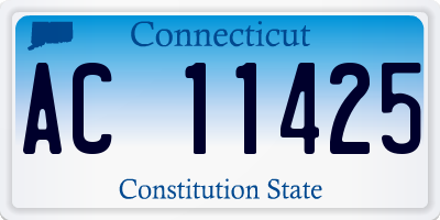 CT license plate AC11425