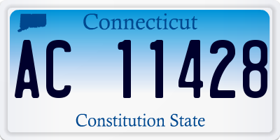 CT license plate AC11428
