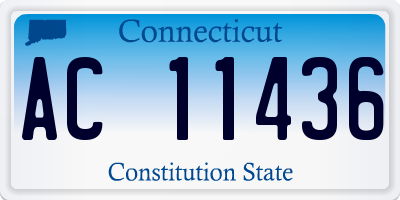 CT license plate AC11436