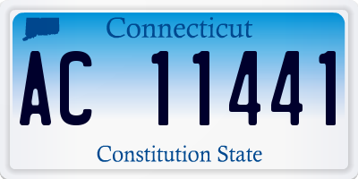 CT license plate AC11441