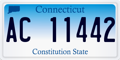 CT license plate AC11442