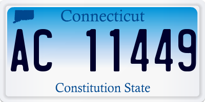 CT license plate AC11449