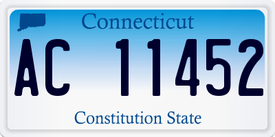 CT license plate AC11452