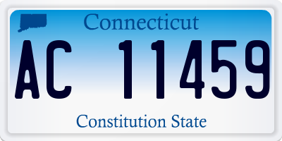 CT license plate AC11459