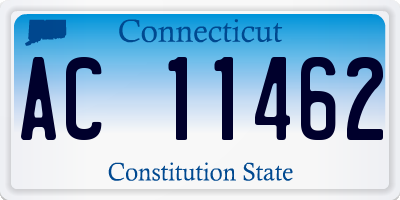 CT license plate AC11462