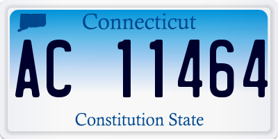 CT license plate AC11464