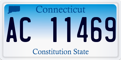 CT license plate AC11469