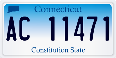 CT license plate AC11471