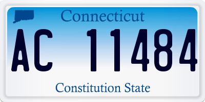 CT license plate AC11484