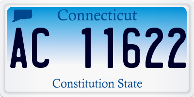 CT license plate AC11622