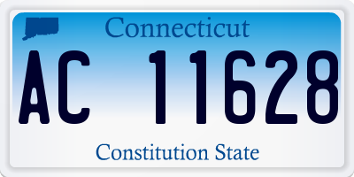 CT license plate AC11628