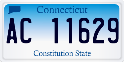 CT license plate AC11629