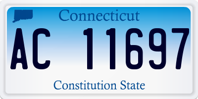 CT license plate AC11697