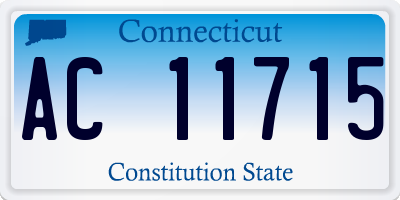 CT license plate AC11715