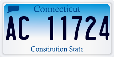 CT license plate AC11724