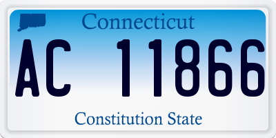 CT license plate AC11866