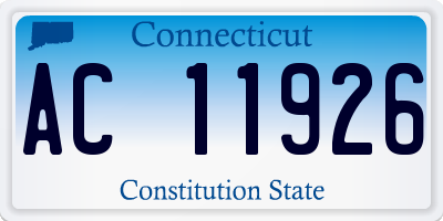 CT license plate AC11926