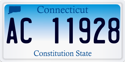 CT license plate AC11928