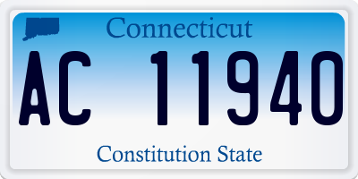 CT license plate AC11940