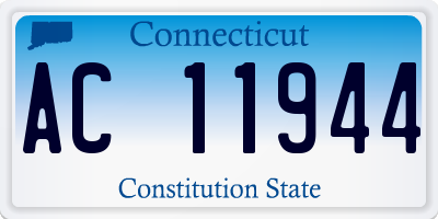 CT license plate AC11944