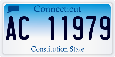 CT license plate AC11979