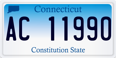 CT license plate AC11990